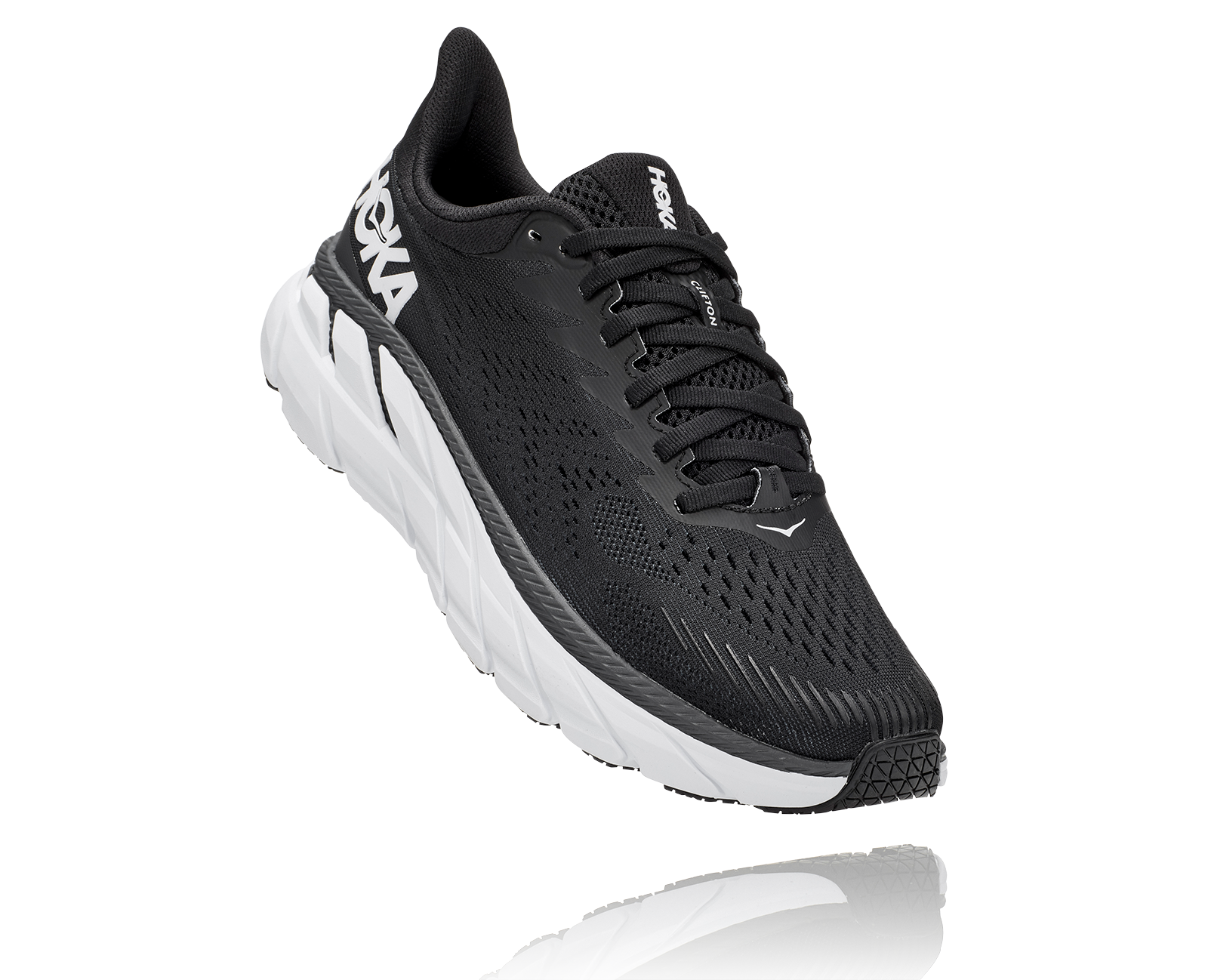 Hoka One One W Clifton 7 BLACK/WHITE